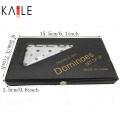 Ivoire Dominoes Double 6 PVC Box Emballage